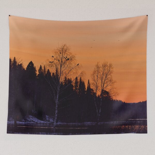 Item preview, Jackdaw sunset. Taivalkunta 24 designed and sold by Jouko Lehto Photography.
