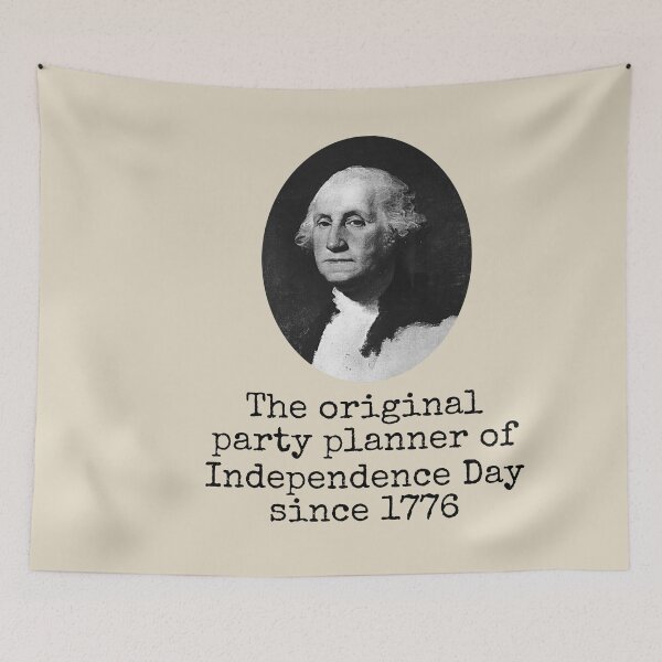 Item preview, Funny George washington Independence Day USA History designed and sold by vyascreations.