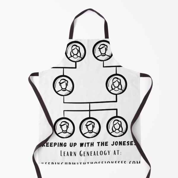 Item preview, Keeping Up With The Joneses-Pedigree Chart-Black Print designed and sold by Genealogyteam.