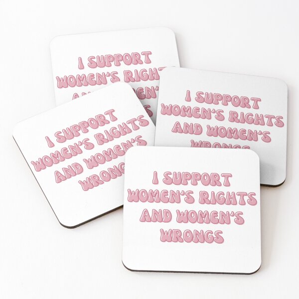 Item preview, i support women's rights and women's wrongs designed and sold by agirlypopshop.