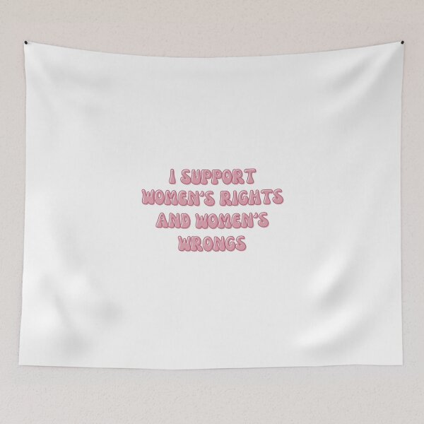 Item preview, i support women's rights and women's wrongs designed and sold by agirlypopshop.