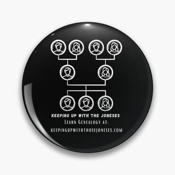 Item preview, Keeping Up With The Joneses pedigree chart-white print designed and sold by Genealogyteam.