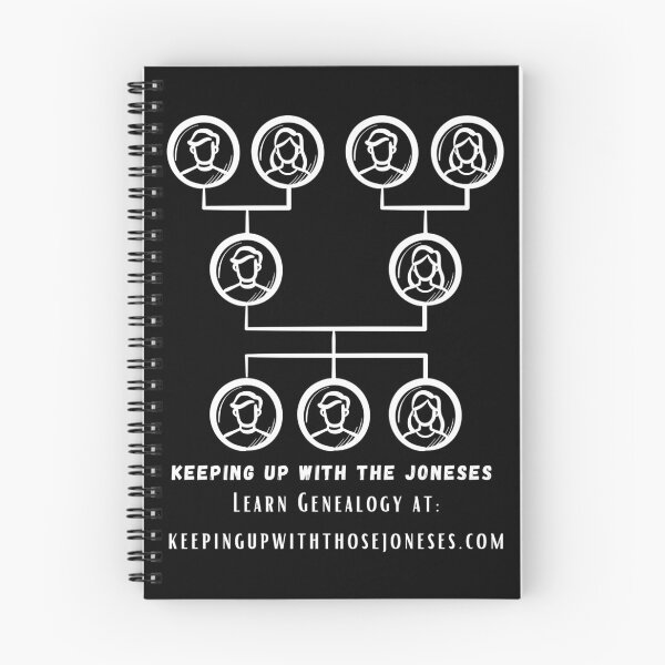Item preview, Keeping Up With The Joneses pedigree chart-white print designed and sold by Genealogyteam.