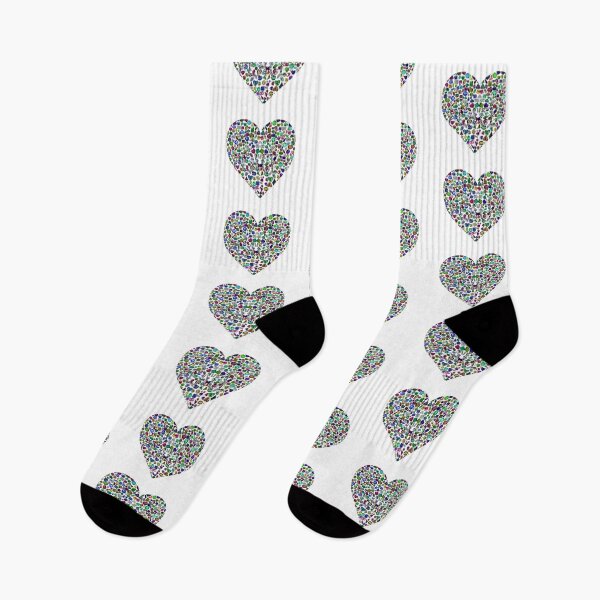 Item preview, Heart made with Gemstone and Diamond Pattern designed and sold by DigitalGemArt.