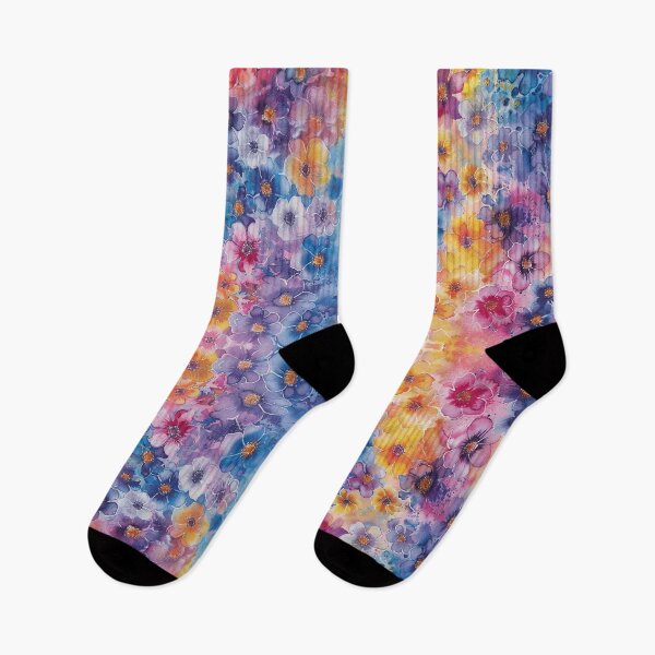 Item preview, Waterproof tiny flowers tie dye designed and sold by AnnDart.