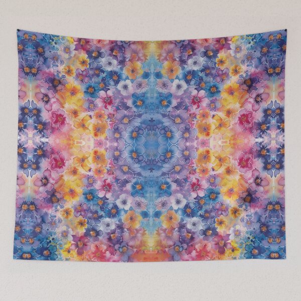 Item preview, Waterproof tiny flowers tie dye designed and sold by AnnDart.