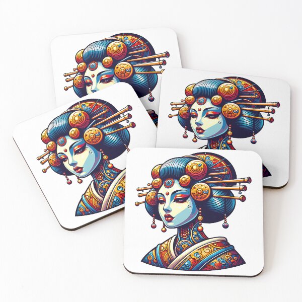 Item preview, Traditional Geisha - Colored Illustration designed and sold by AD-Digital-Art.