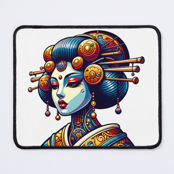 Item preview, Traditional Geisha - Colored Illustration designed and sold by AD-Digital-Art.