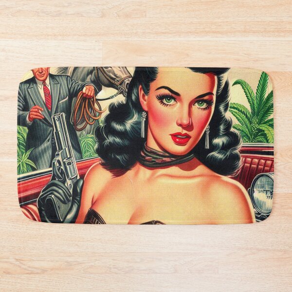 Item preview, Retro Beauty Pulp Woman designed and sold by PulpVintage.