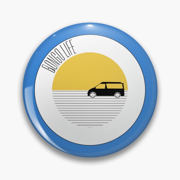 Item preview, Bongo Life circular design van in the sun designed and sold by LocalOddball.