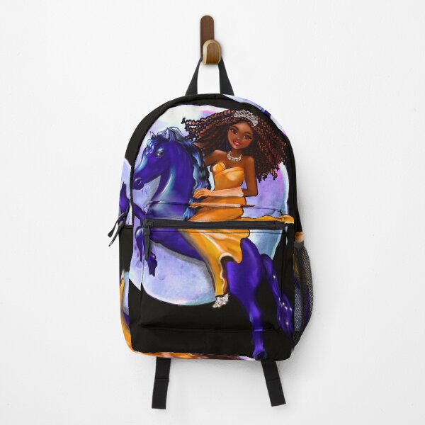 Item preview, African American Afro Queen on horse | Strong Black Woman Melanin Dance Art | Educated Black Girl Birthday Gift designed and sold by Artonmytee.
