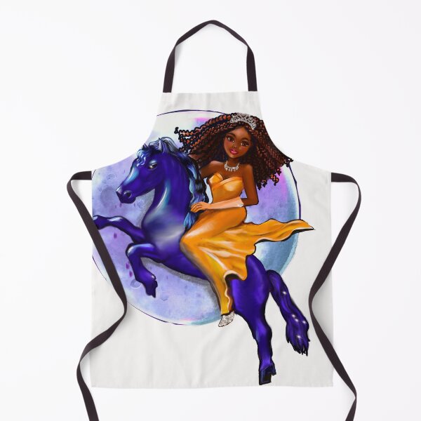 Item preview, African American Afro Queen on horse | Strong Black Woman Melanin Dance Art | Educated Black Girl Birthday Gift designed and sold by Artonmytee.