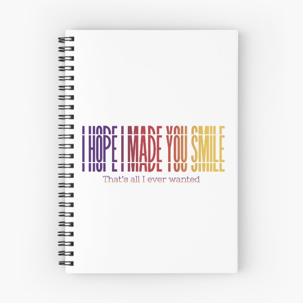 Item preview, AJR Finale 'I Hope I Made You Smile' designed and sold by Saroobadoop.