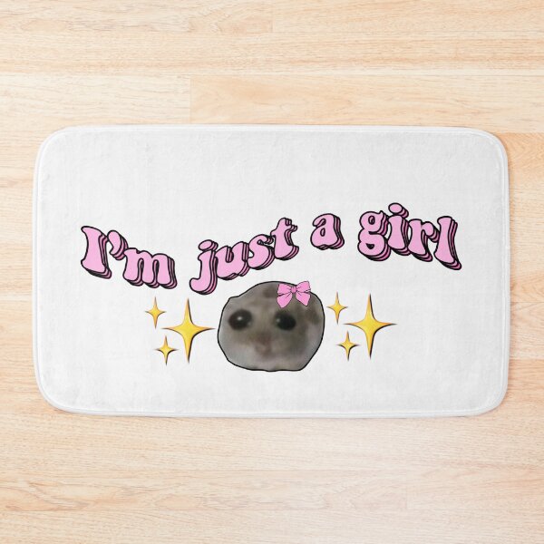 Item preview, Coquette Sad hamster meme I’m just a girl hamster designed and sold by vyascreations.