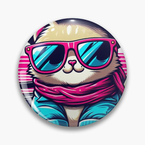 Artikelvorschau, 80er-Jahre-Katzenmusik-Vibe entworfen und verkauft von Furbabies Art.