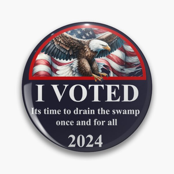 Item preview, I voted drain the swamp designed and sold by WideIsTheGate.