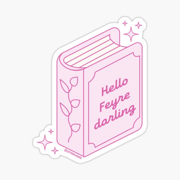 Item preview, Hello Feyre Darling / Acotar Bookish Aesthetic Merch for Kindle Lovers Rhysand Feyre Suriel Romance Tbr Booktok designed and sold by Latinoladas.