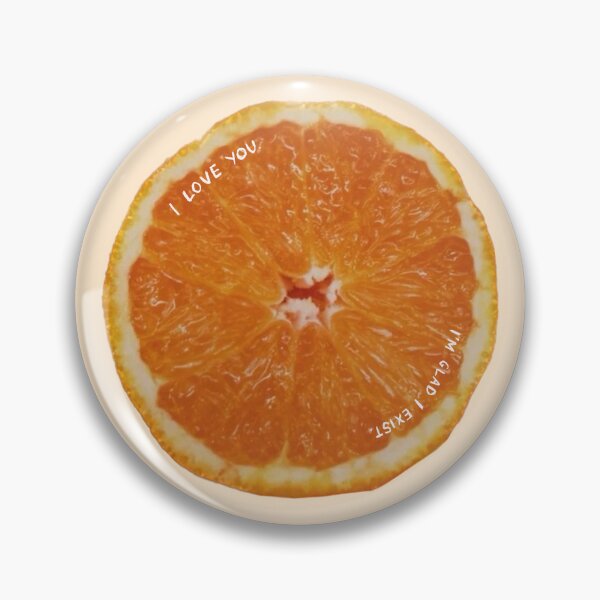 Item preview, the orange by wendy cope sticker designed and sold by folklakes.