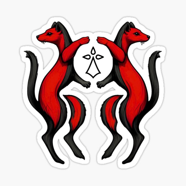 Rise with the Hermines Sticker