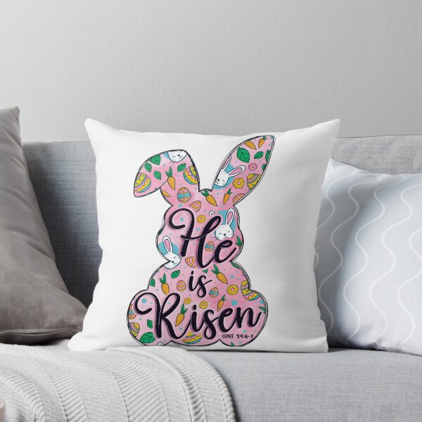 Item preview, He Is Risen, Bunny Christian | Easter Day designed and sold by LunaNovaArtShop.
