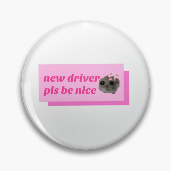 Item preview, Coquette Sad hamster car bumper sticker designed and sold by vyascreations.