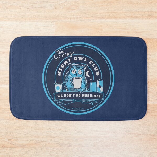 Item preview, Grumpy Night Owl Club - Circular designed and sold by Sabtastic.
