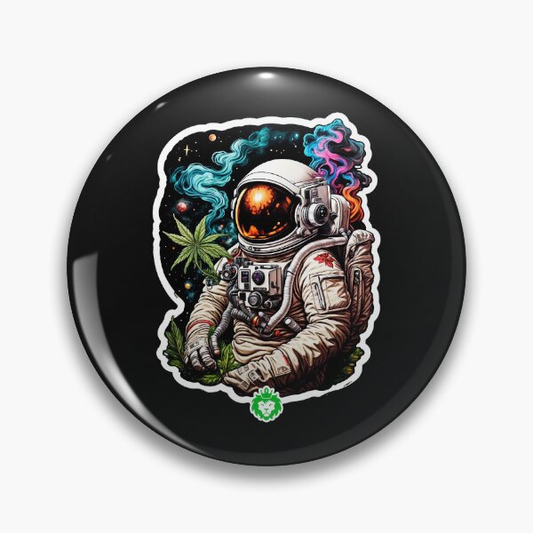 Item preview, Astronaut smoking weed designed and sold by GreenKingShop.