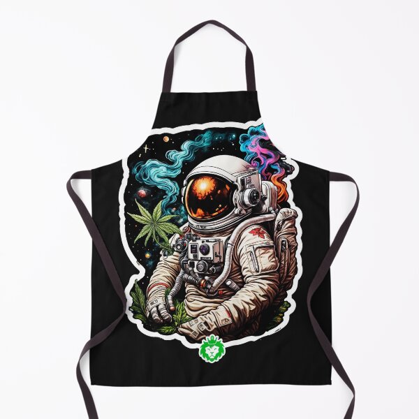 Item preview, Astronaut smoking weed designed and sold by GreenKingShop.