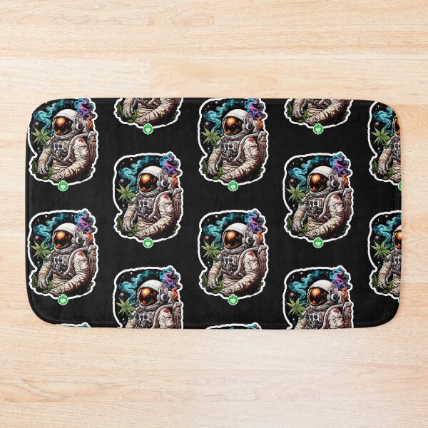 Item preview, Astronaut smoking weed designed and sold by GreenKingShop.