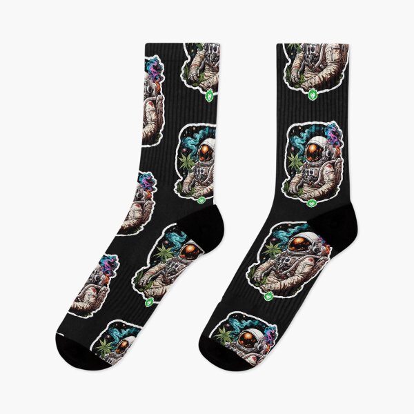 Item preview, Astronaut smoking weed designed and sold by GreenKingShop.