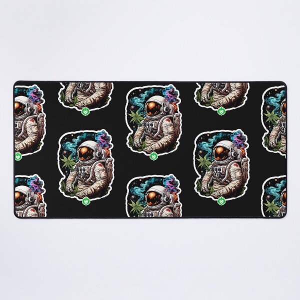 Item preview, Astronaut smoking weed designed and sold by GreenKingShop.