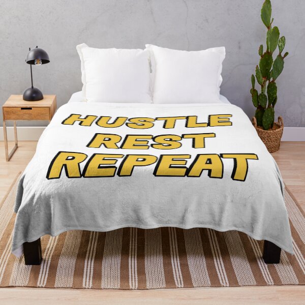 Item preview, Hustle Rest Repeat - Hustle quotes designed and sold by Inspirationmotivation.
