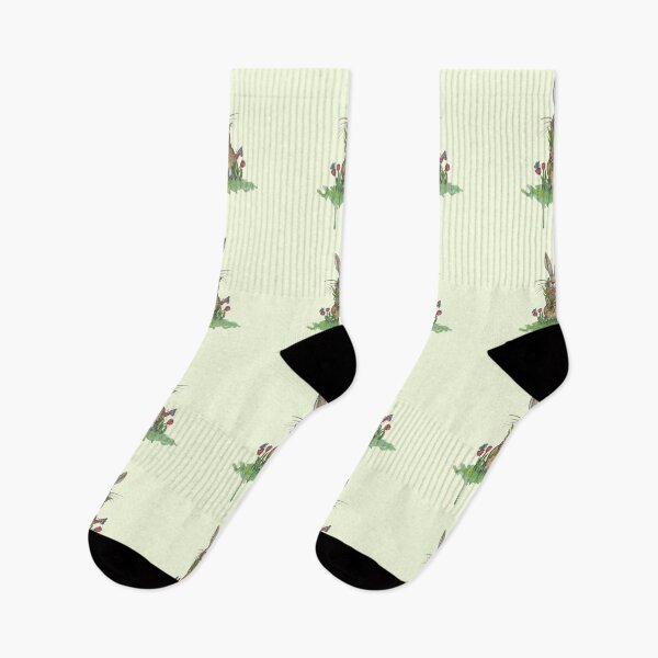 Item preview, Bunny with a flowers bouquet, watercolor designed and sold by altairaleon.