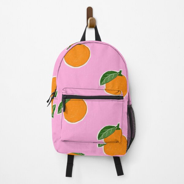 Item preview, Orange illustration. Orange printable art on pink background. Decoration with fruit designed and sold by AlarconStudio.