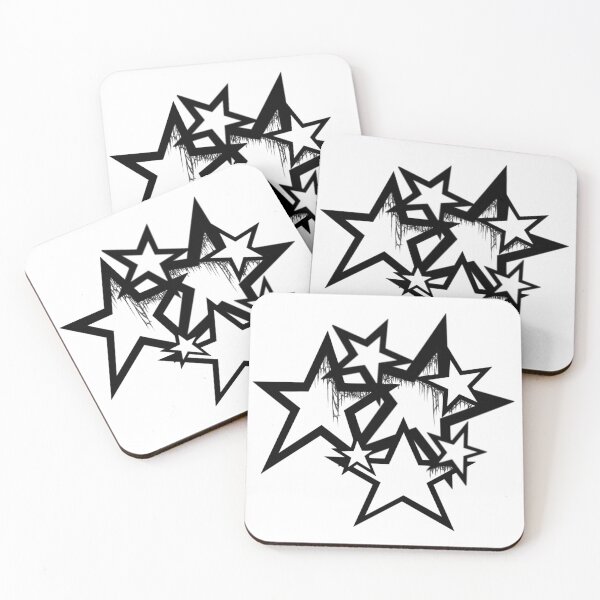 Item preview, gothic y2k layered stars designed and sold by asiajadeshop.
