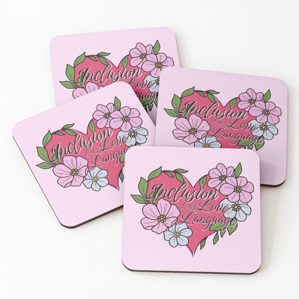 Item preview, Inclusion is my Love Language designed and sold by TattedCactus.