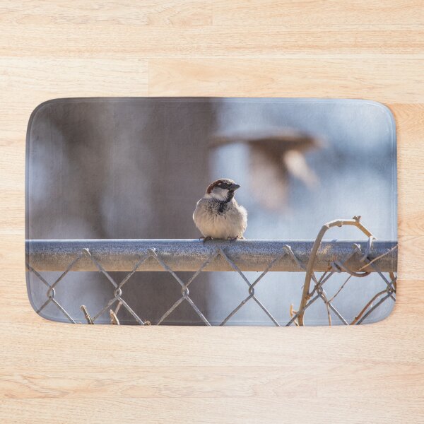 Item preview, Cute sparrow on a fence designed and sold by KRFNatureGifts.