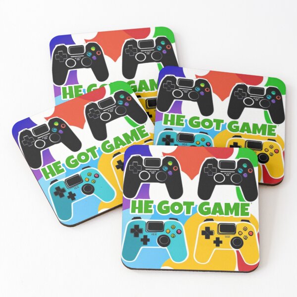 Item preview, He got game, gaming pop art  designed and sold by Roxburylane.