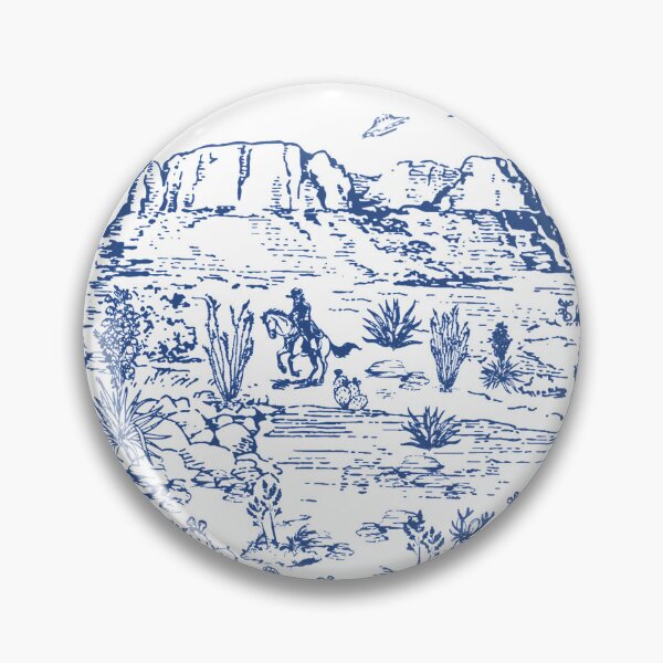 Item preview, Big Bend or Bust in Toile designed and sold by FeralAtBest.