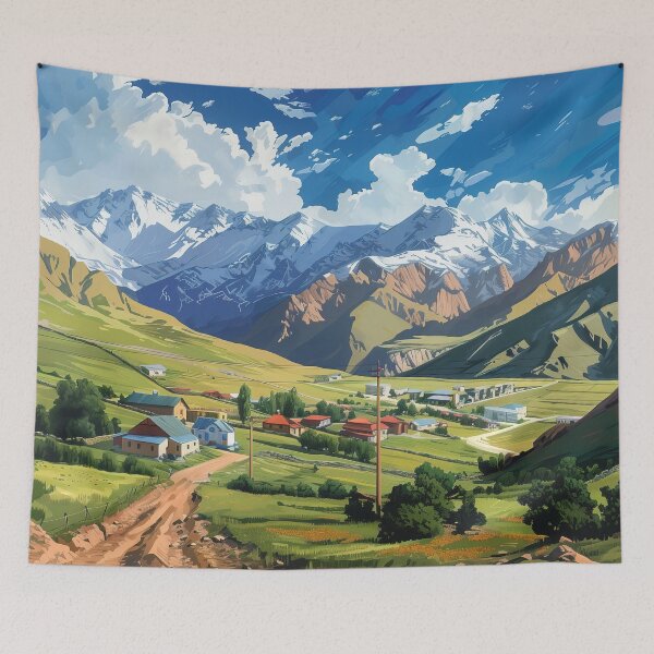 Item preview, Kyrgyztan Digital Illustration designed and sold by ComicsFactory.