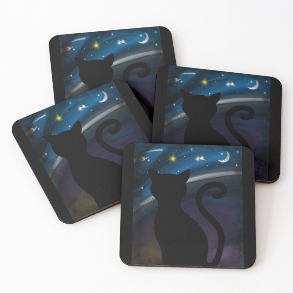 Item preview, Cat & galaxy  designed and sold by lola-mhkh.