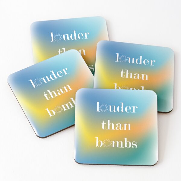 Item preview, Louder Than Bombs Print designed and sold by lulssyshop.