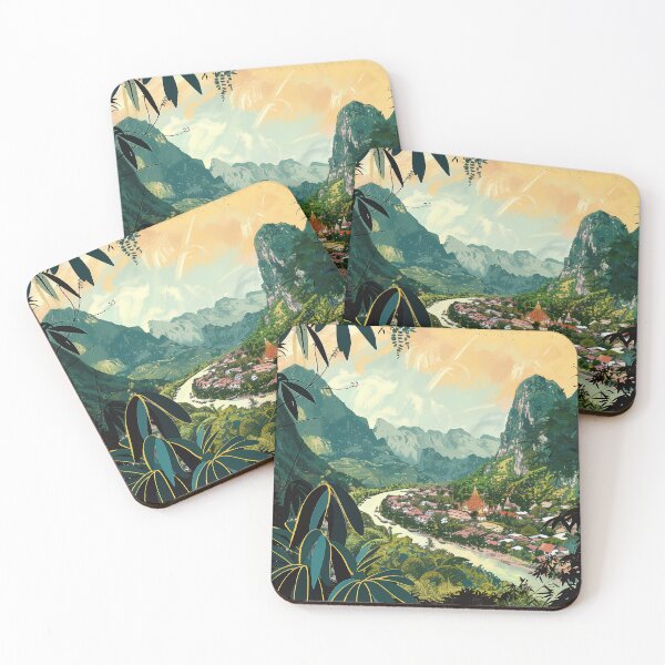 Item preview, Laos Digital Illustration designed and sold by ComicsFactory.