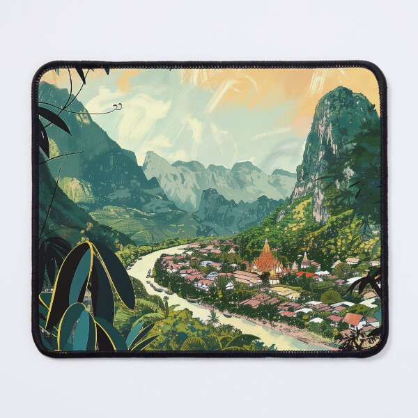 Item preview, Laos Digital Illustration designed and sold by ComicsFactory.