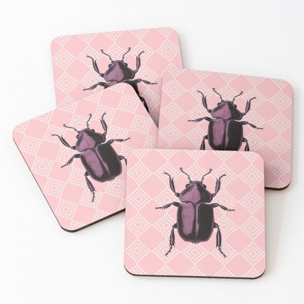 Item preview, Purple vintage lucky charm beetle designed and sold by Myl-Design.