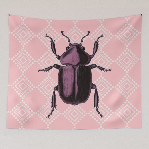 Item preview, Purple vintage lucky charm beetle designed and sold by Myl-Design.