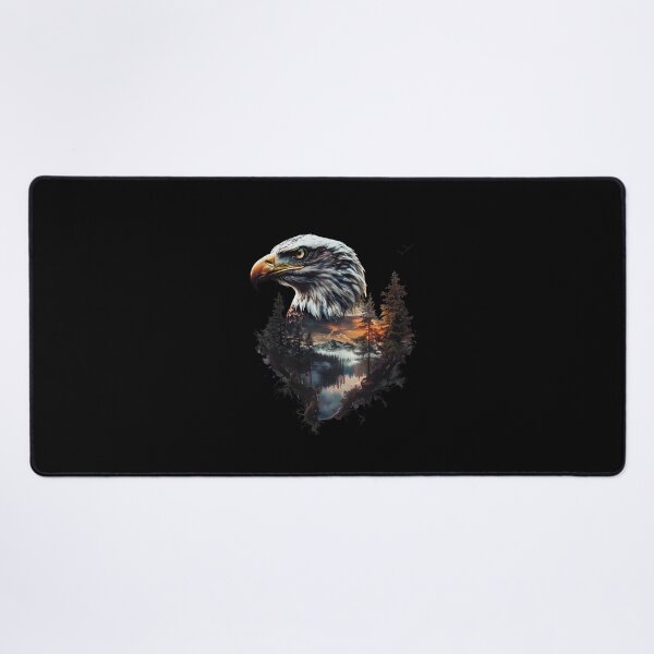 Item preview, My Spirit Mystical Animal is Eagle.Eagle head with nature. designed and sold by elnexshop.