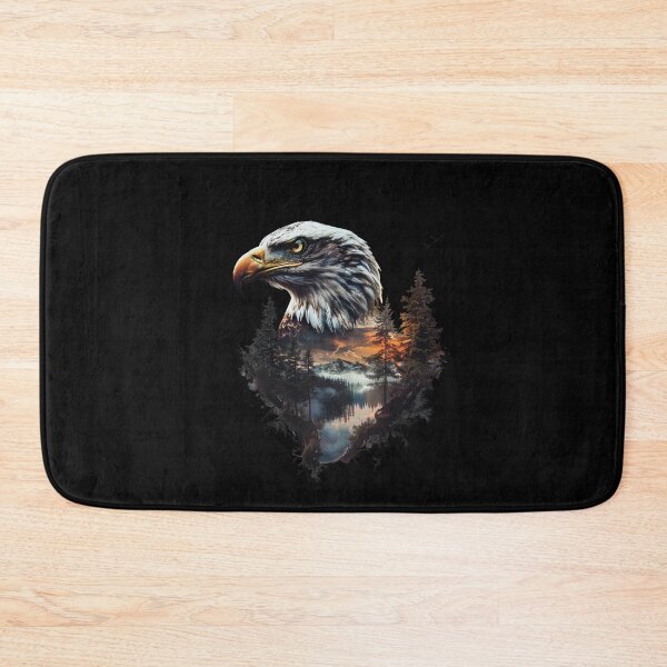 Item preview, My Spirit Mystical Animal is Eagle.Eagle head with nature. designed and sold by elnexshop.