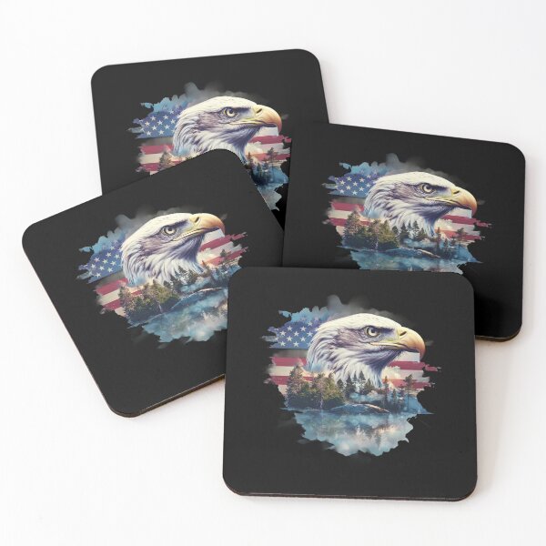 Item preview, My Spirit Mystical Animal is Eagle.Eagle head with nature. designed and sold by elnexshop.