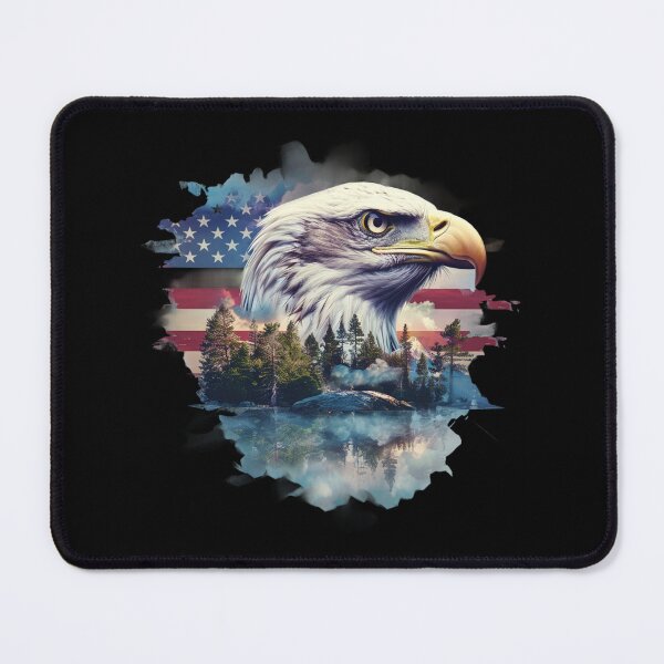 Item preview, My Spirit Mystical Animal is Eagle.Eagle head with nature. designed and sold by elnexshop.